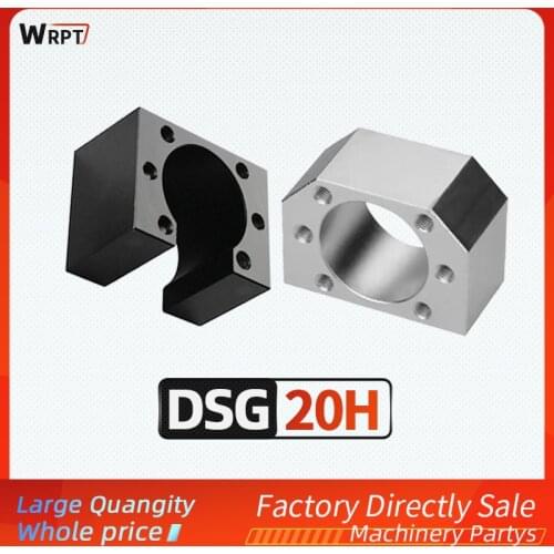 SFU2005 SFU2010 ballscrew nut Housing aluminum DSG20H for 2010 2005 20mm ball screw nut housing Bracket Holder CNC parts 1pcs
