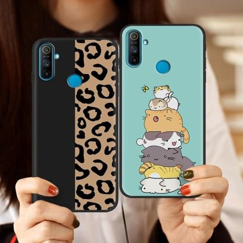Cartoon Frosted Phone Case For OPPO Realme C3 With Fingerprint/Narzo 20A Shockproof Durable