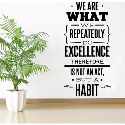 Quotes Wall Sticker Pvc Removable Nursery Kids Room Bedroom Livingroom Wall decoration waterproof Vinyl Decal decor HY1850