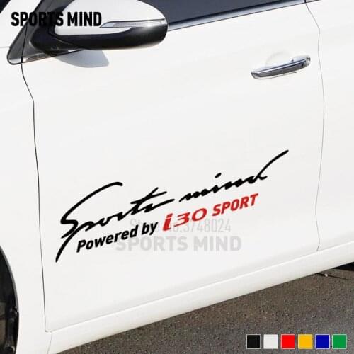 Customizable Sports Mind Car Styling Automobiles Car Sticker Decal Decoration For Hyundai I30 Car Decal Exterior Accessories