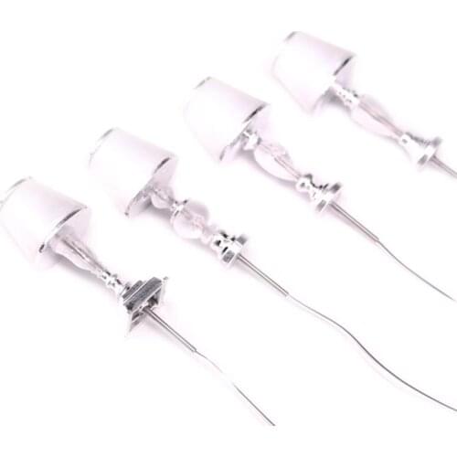 Sand table model material glow lamp and silver delicate desk lamp TD2-1