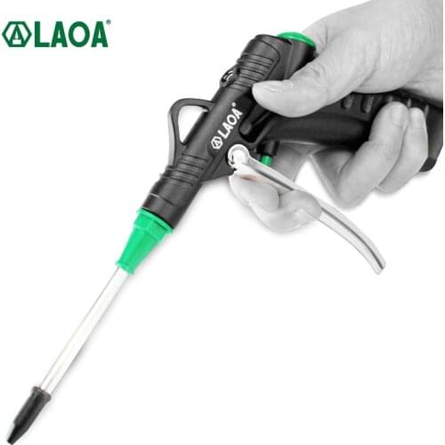 LAOA Aluminum Alloy Blow gun Air gun Jet gun Pneumatic High pressure Dust blow gun