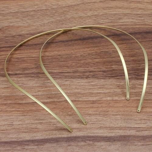 Wire Choker Collar Circle Open Necklaces with 2 Holes DIY Findings Brass Metal European Charms Accessories Multi-color Plated