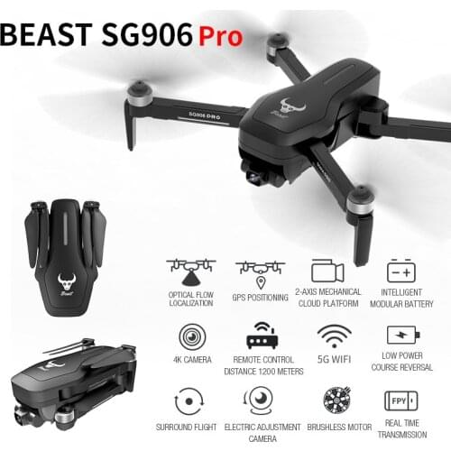 Sg906 Pro Cloud Stabilized Platform Dual GPS UAV Automatic Return Professional Aerial Photo Drone Rc Airplane