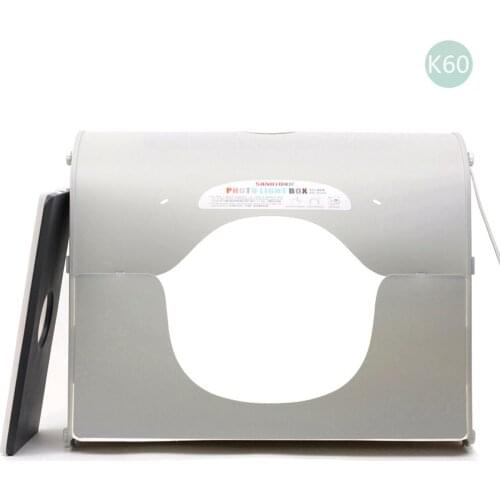 Softbox photo studio photography light box portable mini photo box MK60-LED for 220/110V EU US UK AU