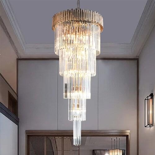 Modern simplicity Villa living room lights Atmospheric glass Chandelier Bedroom lamp study room lamp dining room lamp