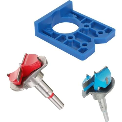 High quality 35mm Hinge Drill DIY Tool Door Cabinets Hole Locator Template Woodworking Hinge Drilling Guide Install The Hinges