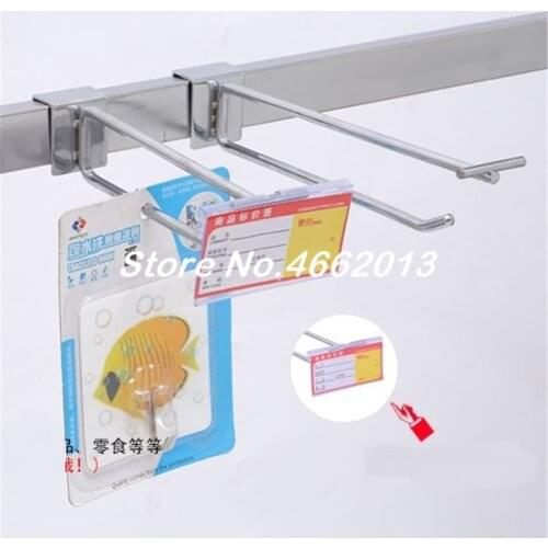 100pcs galvanized iron hooks J shelf mounted hanger metal hook supermarket shelves hook trinkets holder hardware hanging hook