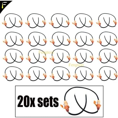 20pcs Outdoor Stage Party Show Background LED Video Wall Panel Screen Spare Parts Power Twist Cable with Socket Wire Waterproof