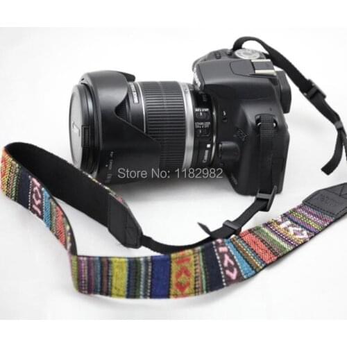 Free shipping + tracking number Neck Shoulder Black Belt Flexible Camera Strap bag for Sony for Canon for Nikon for Pentax
