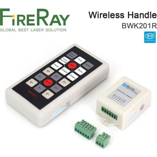 FireRay Ruida Wireless Operating Handle BWK201R for RDC6442G RDC6442S Co2 Laser Controller