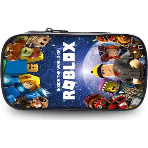 Roblox Pencils Bag Back To School Pencil Case Kawaii Stationery Pencil Pouch Cute School Supplies