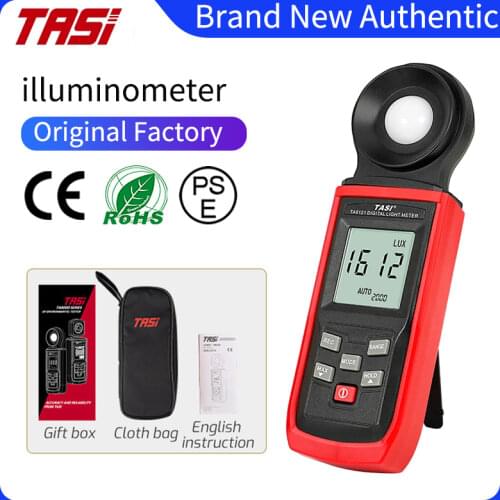 TASI TA8121/TA8123 Light Meter Photography Digital Luxmeter Integrated Illuminometer Lux/Fc Photometer Enviromental Tester