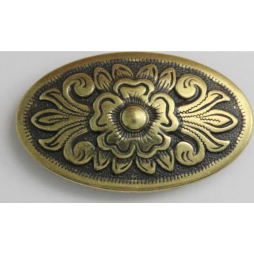KBO02) 10pc Diablo Oval Button 1-3/4" (4.3 cm) x1" (2.6 cm) Antique-Bronze