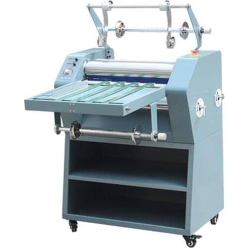 Laminating machine, automatic trimming, cold laminating machine, hydraulic heavy duty steel bar conveyor belt, anti-curling