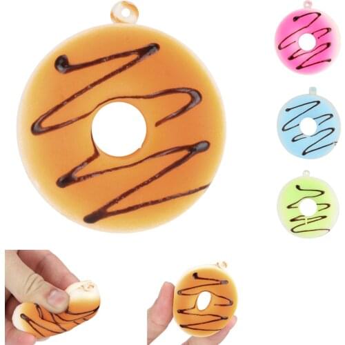 Cute Mochi Squishy Doughnuts Rising Squeeze Healing Fun Kawaii Toy Stress Reliever Decor Toy Sport Entertainment L1227