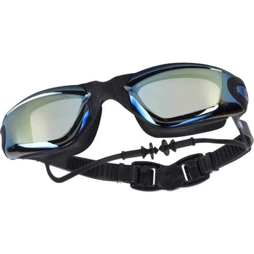 Swimming Glasses Earplug Anti Fog Silicone Swim Pool Glasses Women Men Eyewear Water Ear Plug Diving Goggles