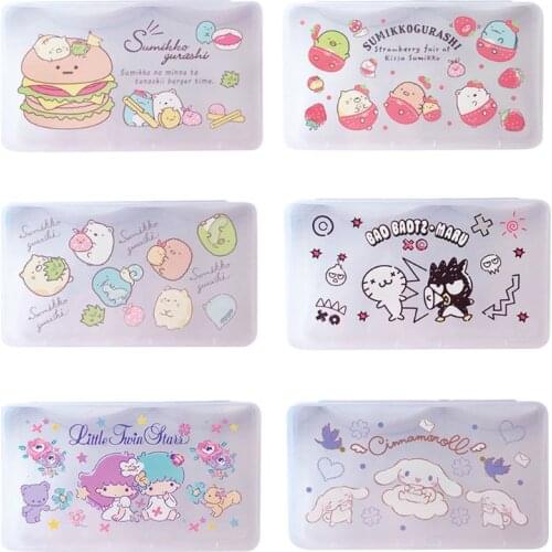 Cartoon Animal Disposable Mask Storage Box Holder Dustproof Portable Container 2XPB