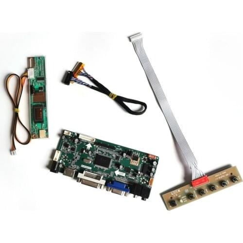 For LP141WP1-TLC3/TLD2 M.NT68676 display controller drive card LVDS 30Pin CCFL 1440*900 14.1" VGA+DVI LCD monitor panel Kit