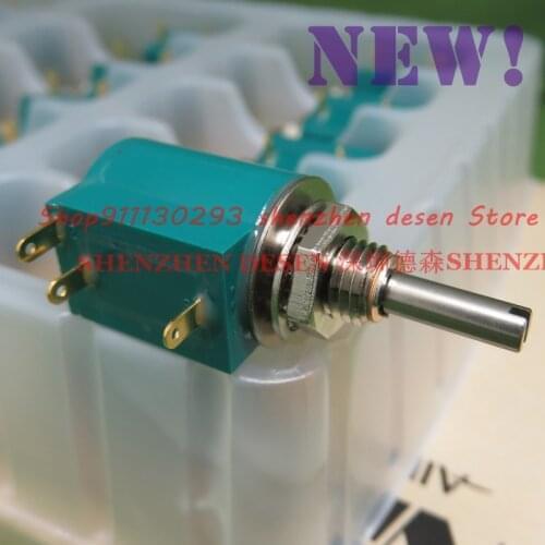 Potentiometer M1303 10K 5K 2K ohm 3 Turns WIREWOUND MULTITURN TYPE POT New Original Nidec Basic Construction M-1303 2K 5K 10K