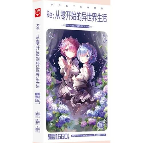 Re:Life in a different world from zero Postcards Anime Post Card Message Card Gift Card