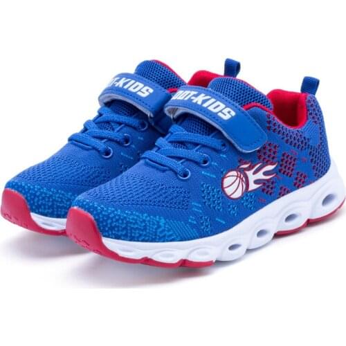 Retro Sport Kids Sneakers Boys Basketball Shoes for Children Sneakers Girls Shoes Basket Footwear Mesh Non-slip Trainers 2020