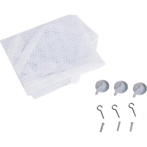 Hollow Mesh Childrens Toy Hammock Kids Stuffed Animals Net Holder Corner Storage Baby Shower Bag Hanging Bedroom Bath Organizer