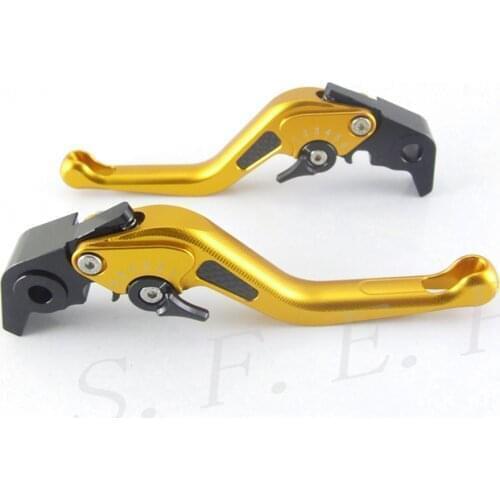 SFEP 3D Short CNC Adjustable Motorcycle Brake and Clutch Levers with Carbon Fiber Inlay Type For Kawasaki VERSYS 300X 2017-2019