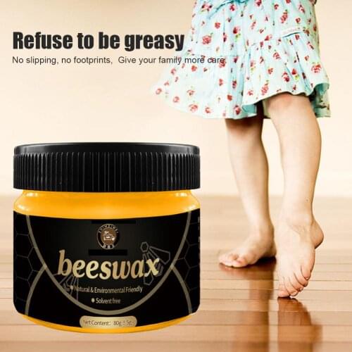 85g Natural Wood Seasoning Beewax Polish Waterproof Natural Beewax Furniture Care Accessories for Wood Furniture