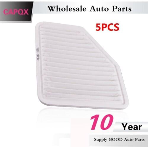CAPQX 5PCS Wholesale air filter 17801-50060 For CROWN 2004 2005 2006 2007 2008 For LEXUS SC430/GS300/GS350/GS430/GS460/GS450H