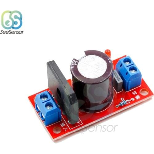 Rectifier Filter Power Supply Board 3A 8A Rectifier with Red LED Indicator AC Single Power to DC Single Source Board