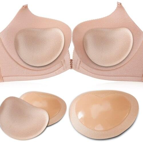Bikini Push Up Womens Breast Padded Swimsuit Bikini Small Bust Thicker Accessories Sponge Bra Pad Invisible Paste Padding Patch