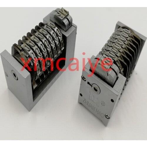 1 pieces 7 Digit 4X8 Roman Backward Letterpress Rotary Numbering Machine