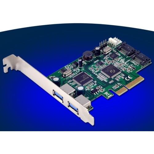 2 Port Internal SATA3.0 6Gb + 2 Port USB3.0 External PCI-Express Controller Card