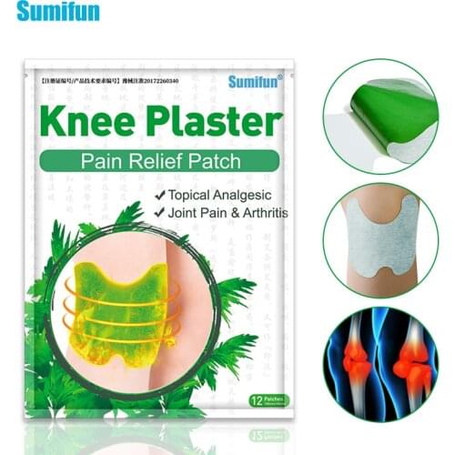 48pcs Wormwood Extract Knee Medical Plaster Knee Pain Killer Herbs Stickers For Rheumatoid Arthritis Joint Ache Pain Patch D2956