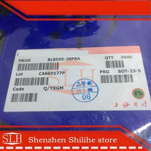 50pcs/lot BL8555-28PRA SOT23-5 S hanghai Beiling LDO output 2.8V Brand new original