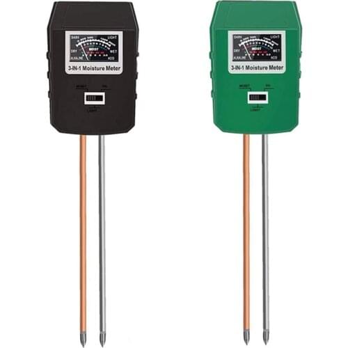 Soil PH Meter,Large Screen Soil Moisture/Sunlight/PH Tester Backyard Soil Test Kit, Reliable Gardening Soil Tool