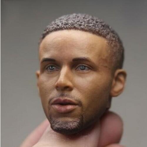 1/6 Scale Male Head Basketball Star Head Sculpt Model Close Mouth Head Sculpt 2.0 Version for 12 inches Man Body