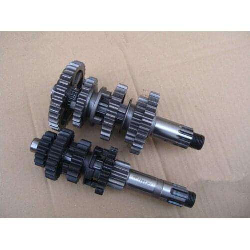 Motorcycle Main Countershaft Gearbox For Suzuki Tibetan Mastiff QM200GY QM 200GY QM200 GY Gear Box 200cc engine Sets Of Teeth