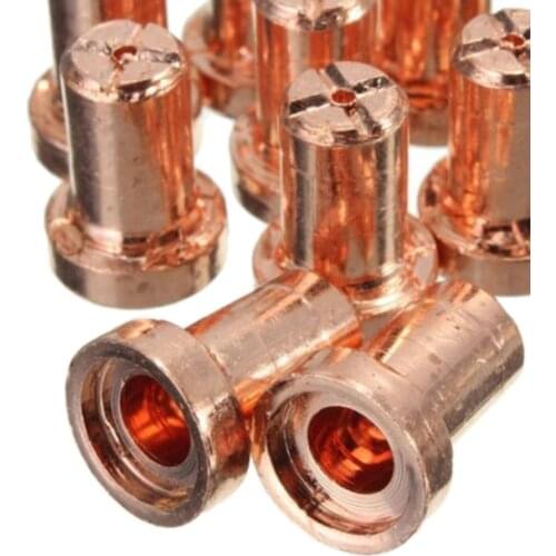 100Pcs PT-31 LG-40 consumables Air Plasma Cutter Cutting Nozzles Electrode Tip Torch Consumable Kits 40A Fit For LGK-40 CUT-40