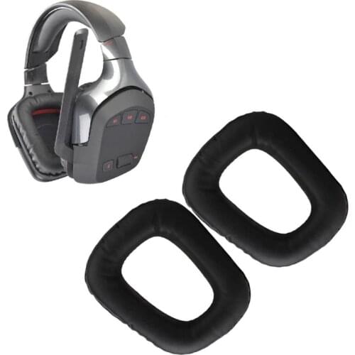 OOTDTY 2Pcs/Pair Headphone Cushions Replacement Ear Pads Cushion For Logitech G35 G930 G430 F450 Headphones