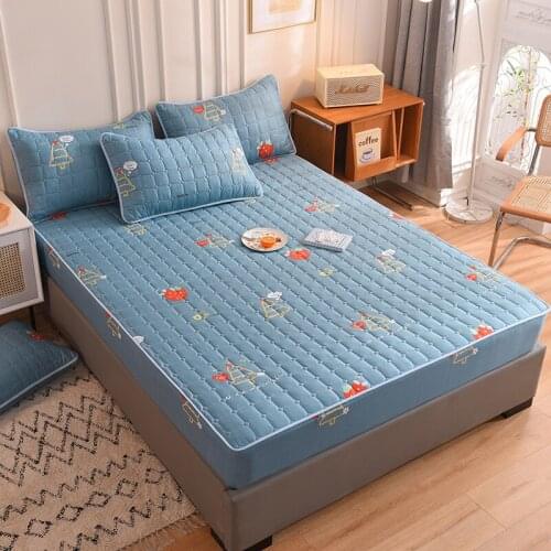 Bed spread on the bed sheets Bed covers Pure cotton Antibacterial Breathable sheet with elastic band 200*200