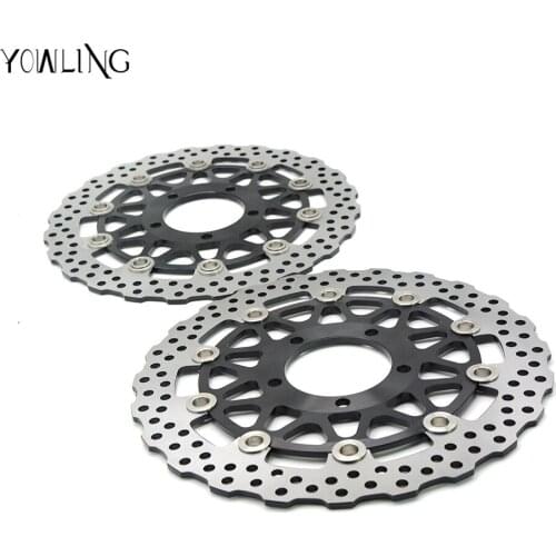 2 psc motorcycle Accessories Front Brake Discs Rotor For KAWASAKI GTR 1400/ABS A8F-A9F,CAF,CBF ZG1400 2007 2008 2009 2010 2011