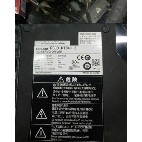 Servo drive R88D-KT04H-Z , Used one , 90% appearance new , 3 months warranty , fastly shipping
