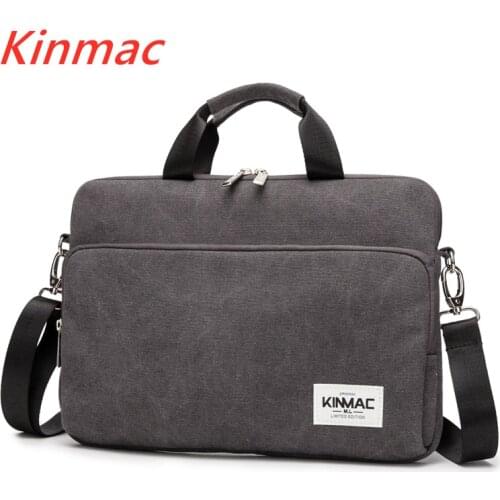 Kinmac Brand Waterproof Messenger Laptop Bag13,14,15,15.6 inch,Off-white Canvas Case For MacBook Air Pro13.3,15.4 Dropship V108