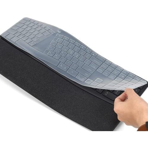 Waterproof dustproof Clear Silicone Keyboard Protector Covers Guard for Logitech ERGO K860 keyboard