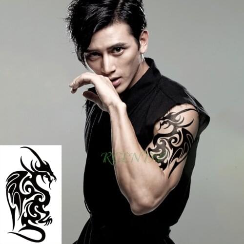 Waterproof Temporary Tattoo Sticker fire flame Tribal totem henna tatto flash tatoo fake tattoos tatouage for girl women men