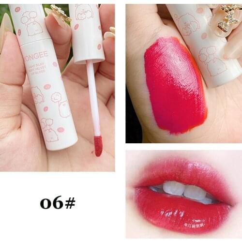 VONGEE liquid lip gloss for lip makeup cosmetic rose red purple vampire colors long lasting cute matte lip tint AC261