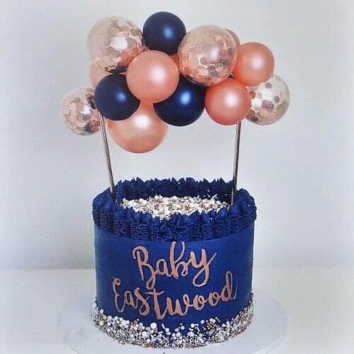 14pcs 5inch Cake Top Decorate Balloon Wedding Birthday Party Dessert Ornament Balloon Baby Shower DIY Photography Props Supplies