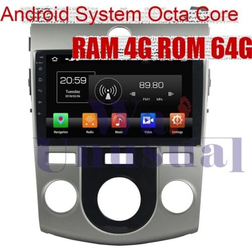 WANUSUAL Octa Core Android 8.0 Car Radio Player for KIA CERATO/FORTE 2008 2009 2010 2011 2012 Manual GPS Navigation NO DVD 2 Din